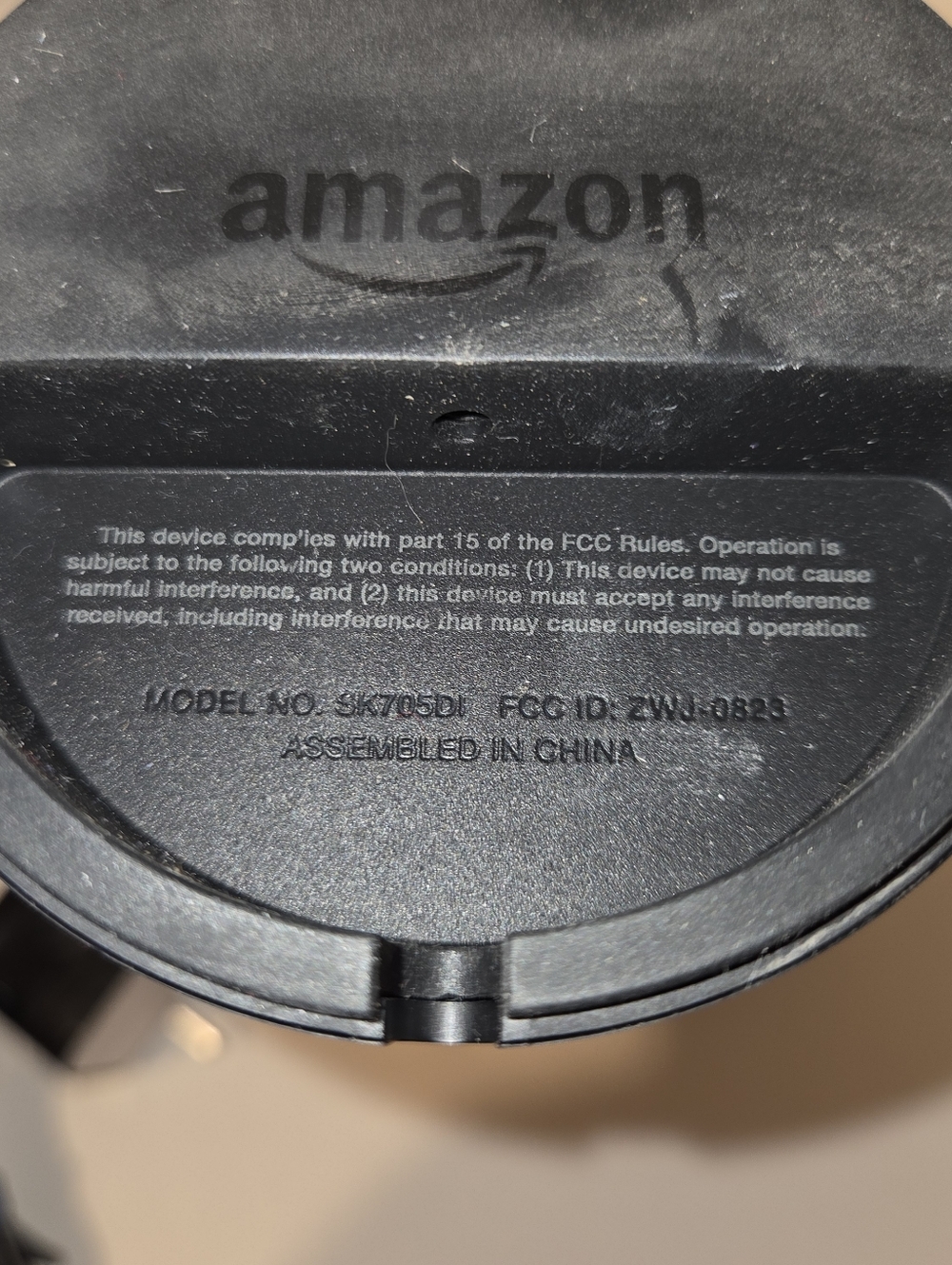 Amazon Echo Black Tower SK705DI 1st Generation Alexa Smart Speaker Works - Picture 3 of 3